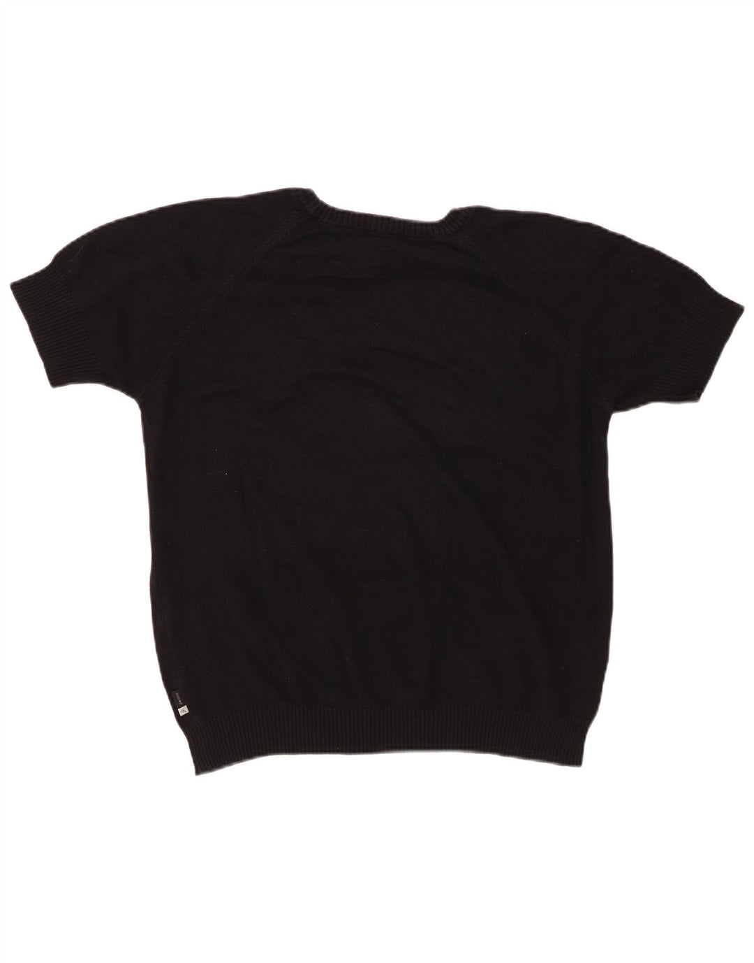 Suéter feminino CALVIN KLEIN com gola redonda, tamanho 16, preto grande