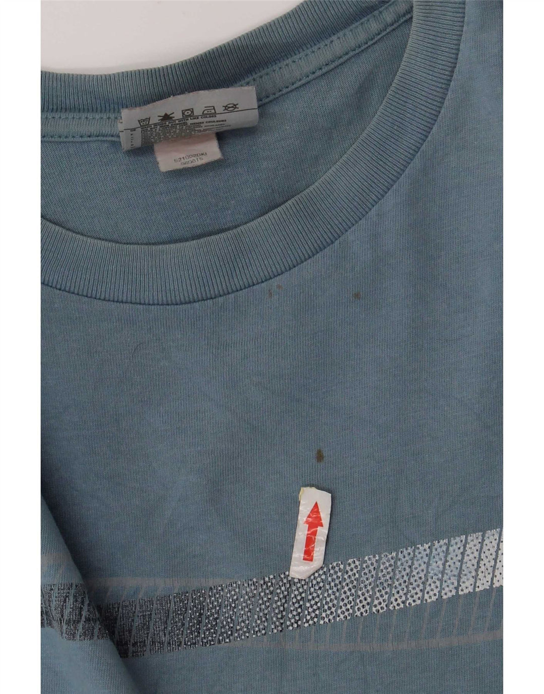 Camiseta masculina Nike Top pequeno algodão azul