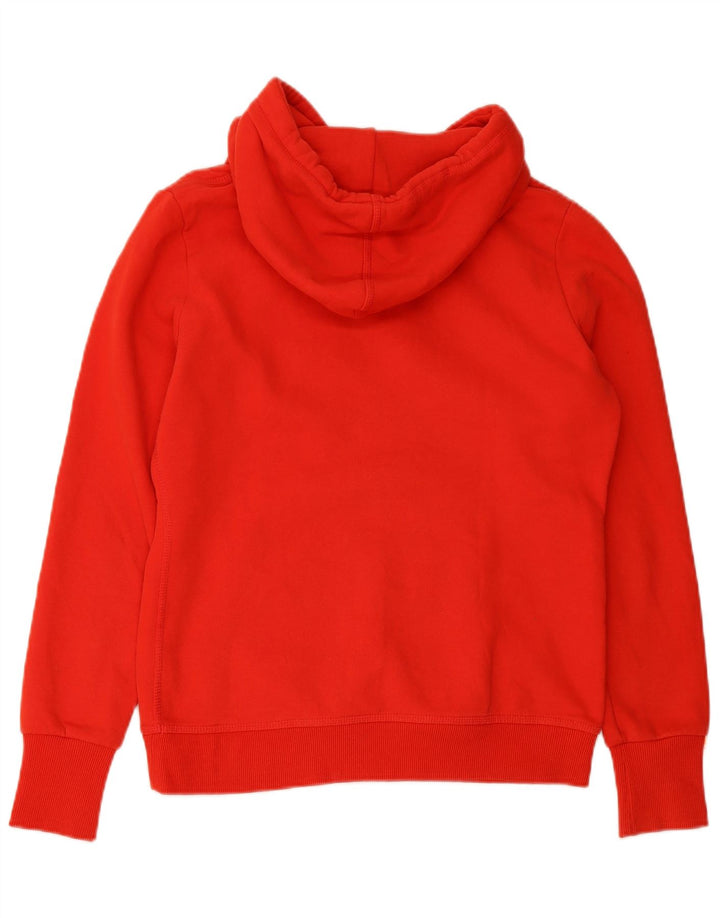 Jumper feminino com capuz gráfico SUPERDRY Reino Unido 16 grande algodão vermelho