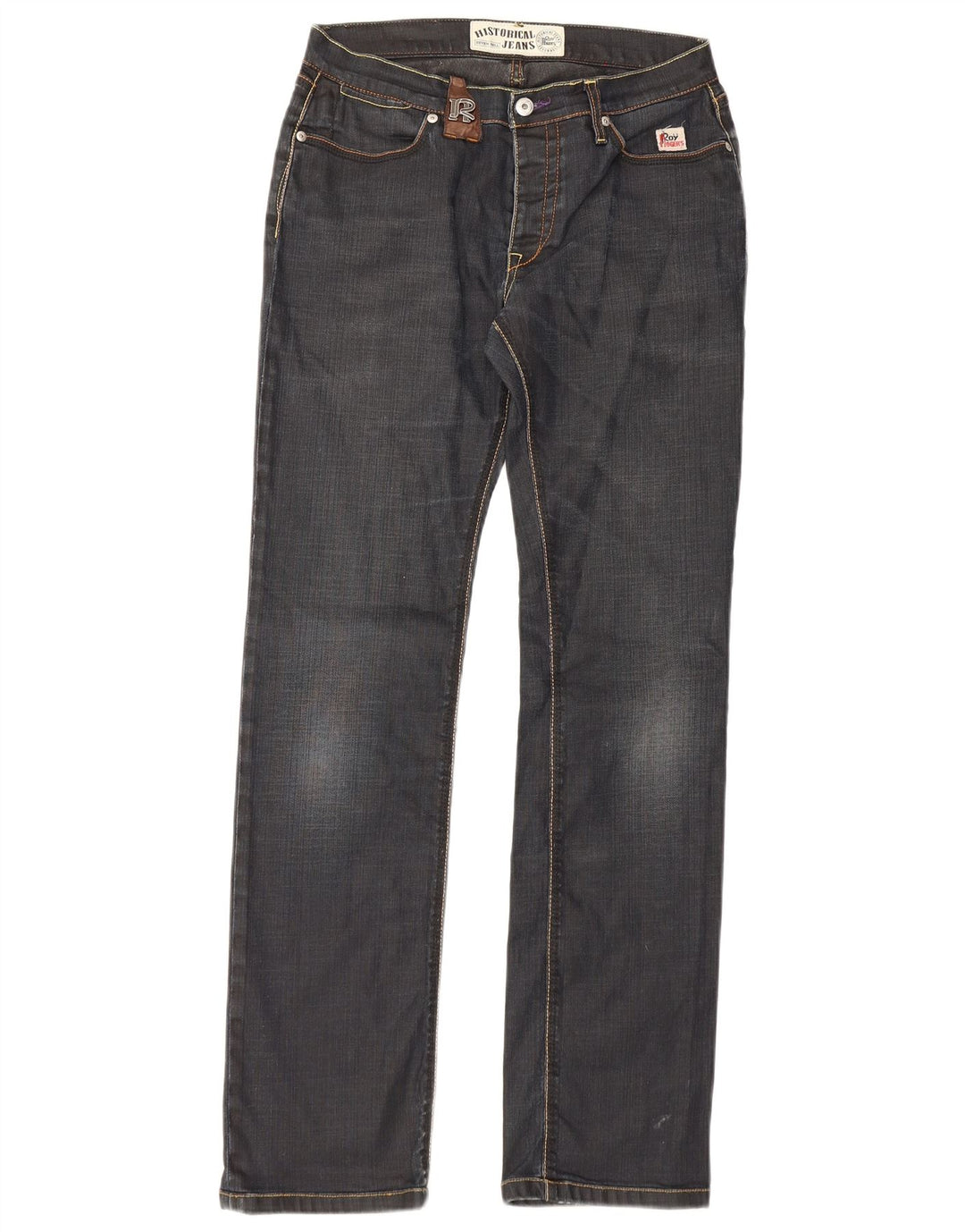 Roy Rogers Mens Jeans Slim W31 L32 Azul Marinho Algodão