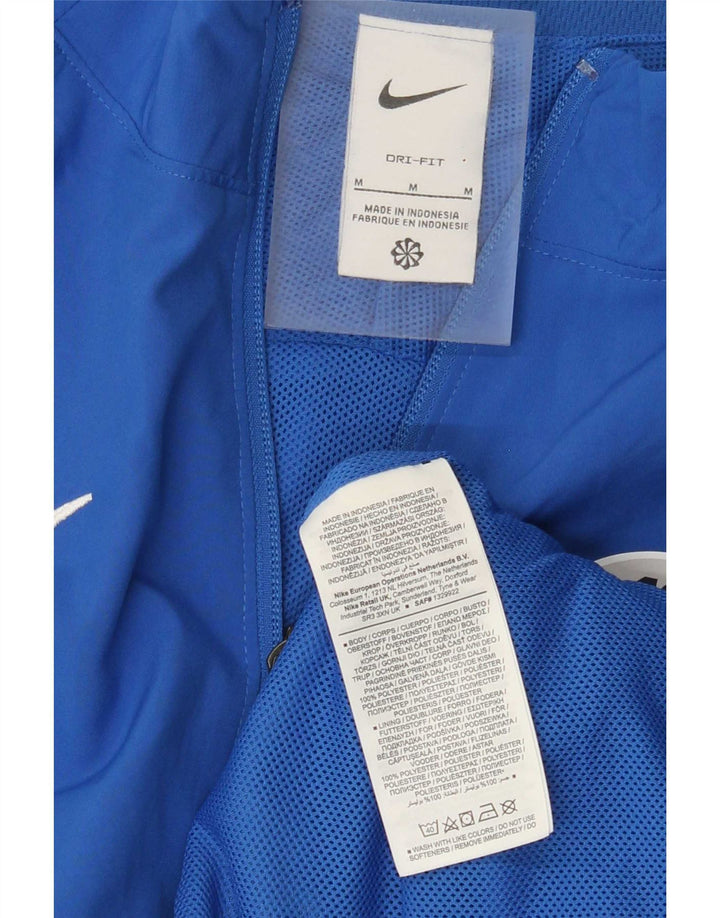 Jaqueta Nike Masculina Dri Fit Graphic Tracksuit Top Azul Médio Colourblock