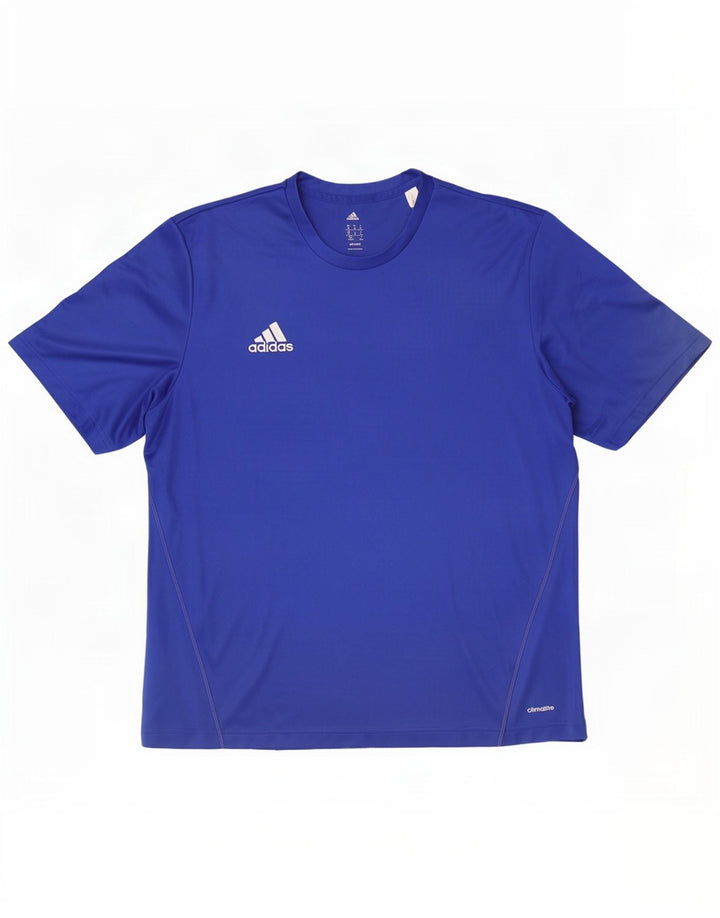 Camiseta Adidas Masculina Climalite Top XL Azul Poliéster