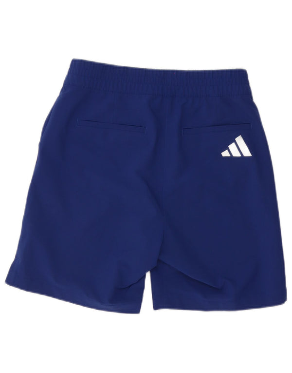 Adidas Womens Graphic Chino Shorts UK 4/6 XS W24 Azul Marinho Poliéster
