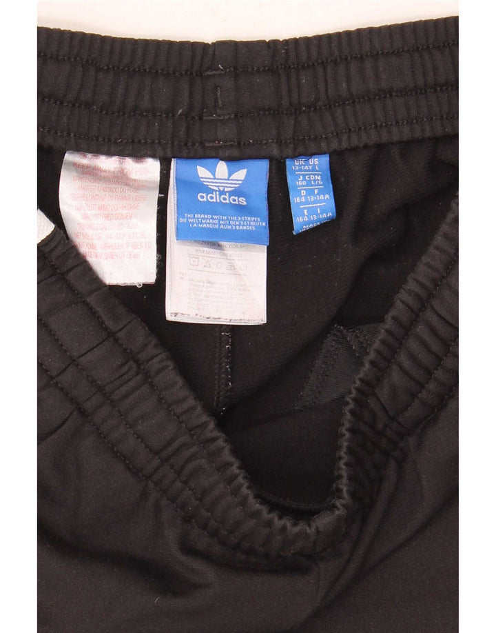 Shorts esportivos Adidas meninos 13-14 anos preto poliéster