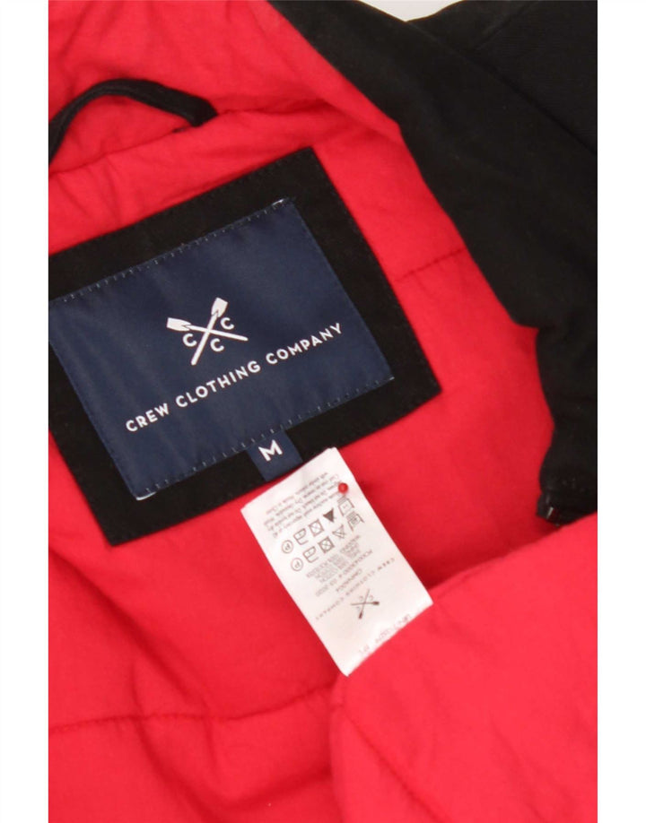 Crew Clothing Mens Gilet UK 38 Médio Algodão Preto