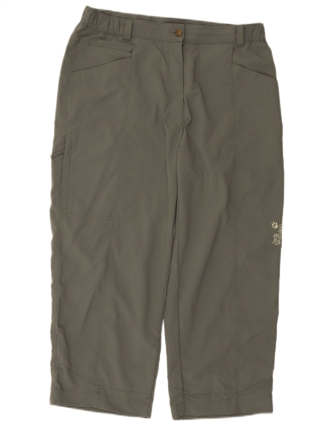 Calça cargo feminina Jack Wolfskin W32 L23 cáqui poliamida