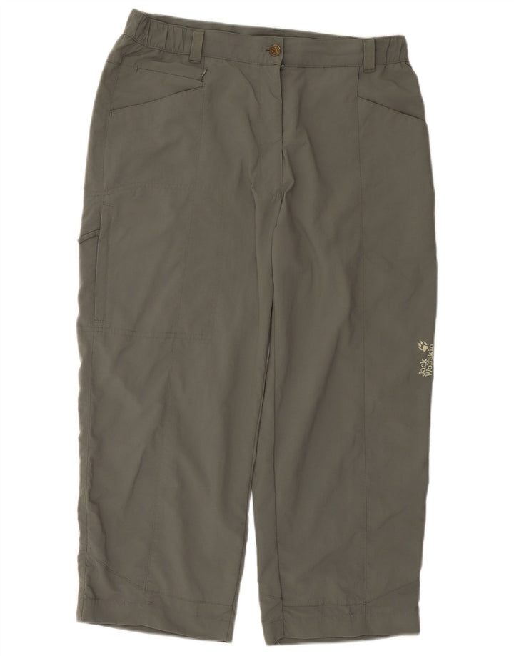 Calça cargo feminina Jack Wolfskin W32 L23 cáqui poliamida