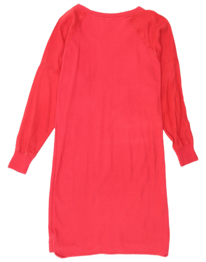 Lacoste moletom feminino vestido jumper EU 38 médio algodão vermelho