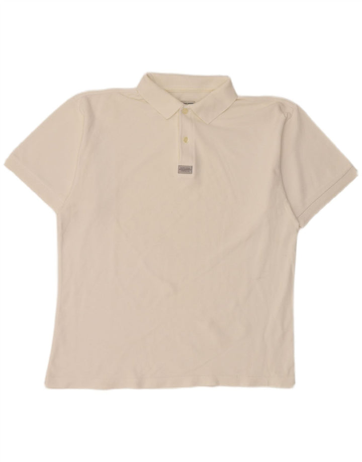 Camisa polo masculina Levi's grande branca