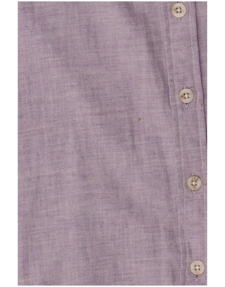 Camisa masculina FAT FACE UK 12 roxo médio