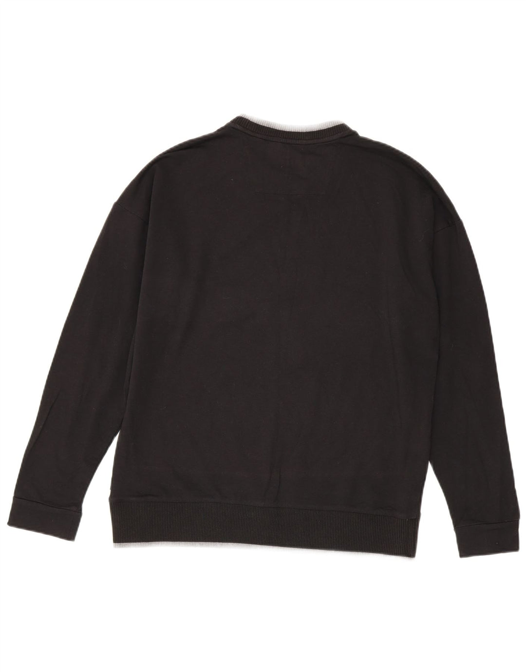 Suéter masculino Calvin Klein com gola redonda e algodão preto pequeno