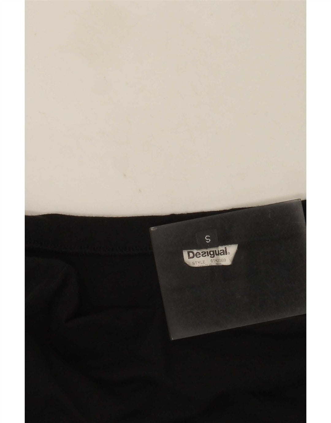Desigual Leggings Gráficos Femininos UK 10 Pequenos Pretos Geométricos
