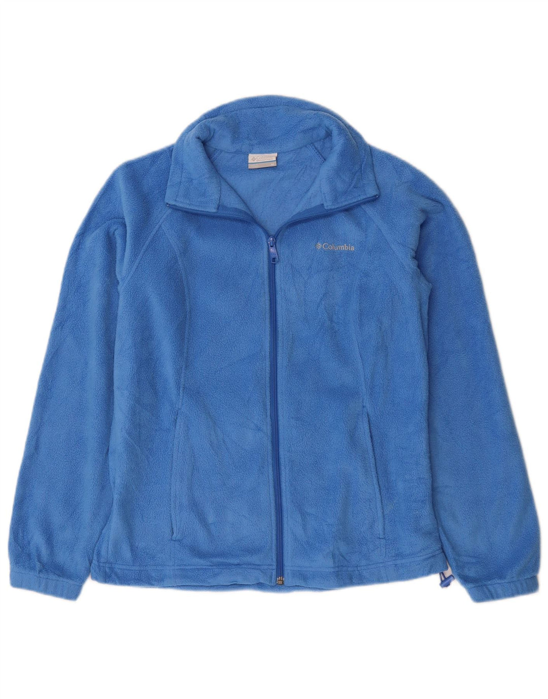 Jaqueta de lã feminina COLUMBIA UK 14 poliéster azul médio