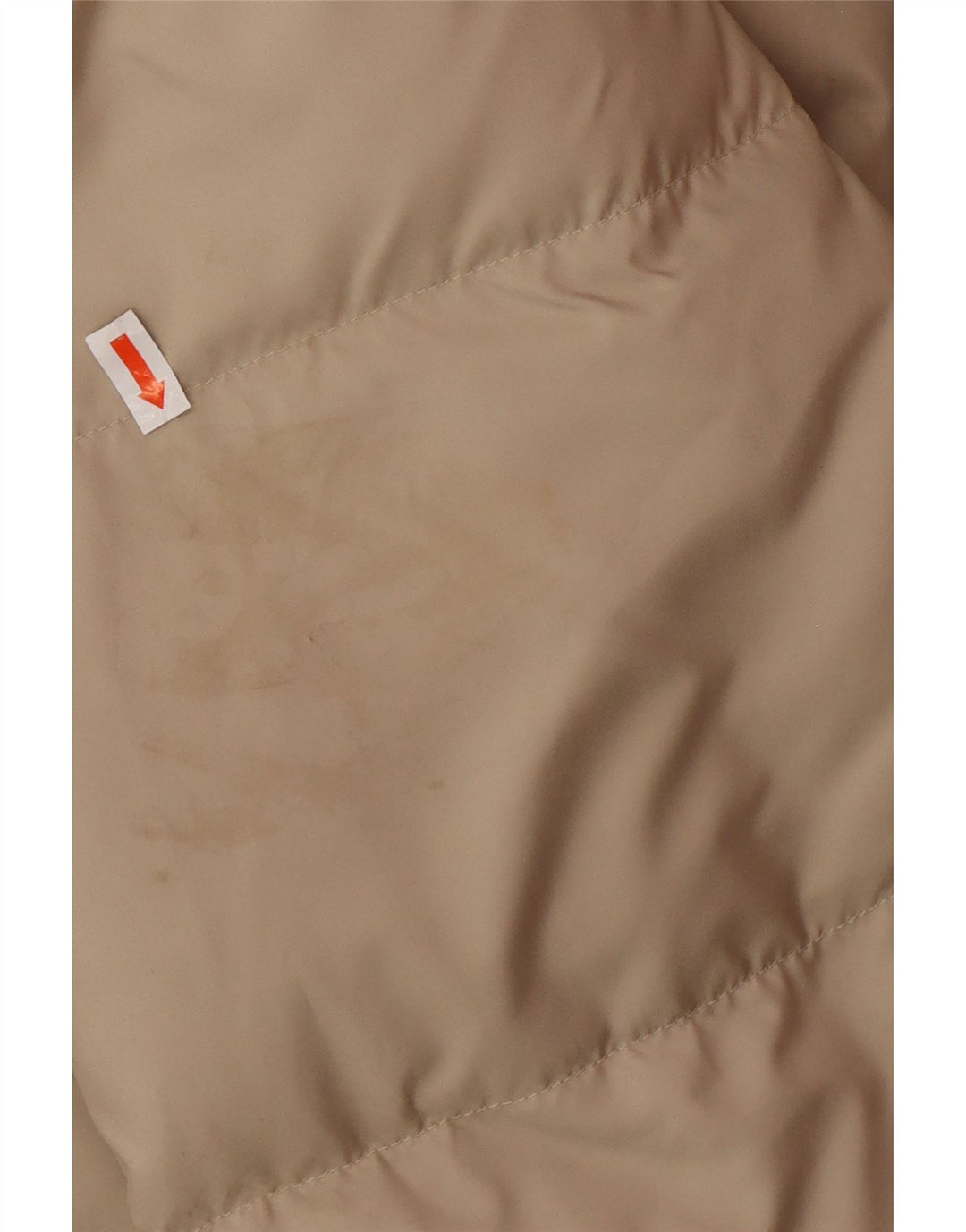 Jaqueta masculina acolchoada com capuz FILA UK 38 poliéster bege médio