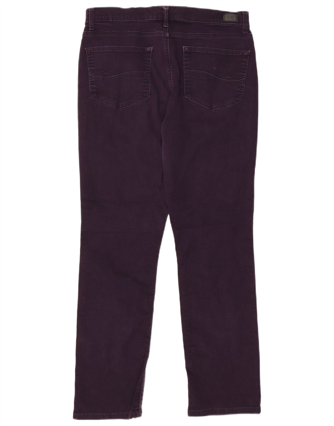 LEE Calça feminina slim reta casual W32 L32 algodão roxo