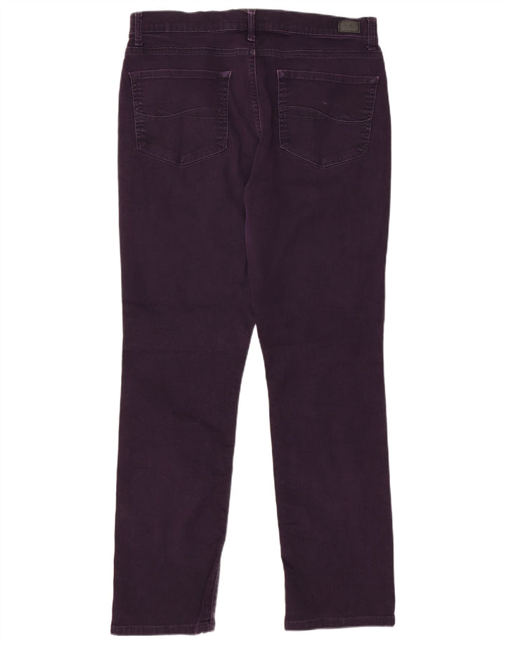 LEE Calça feminina slim reta casual W32 L32 algodão roxo