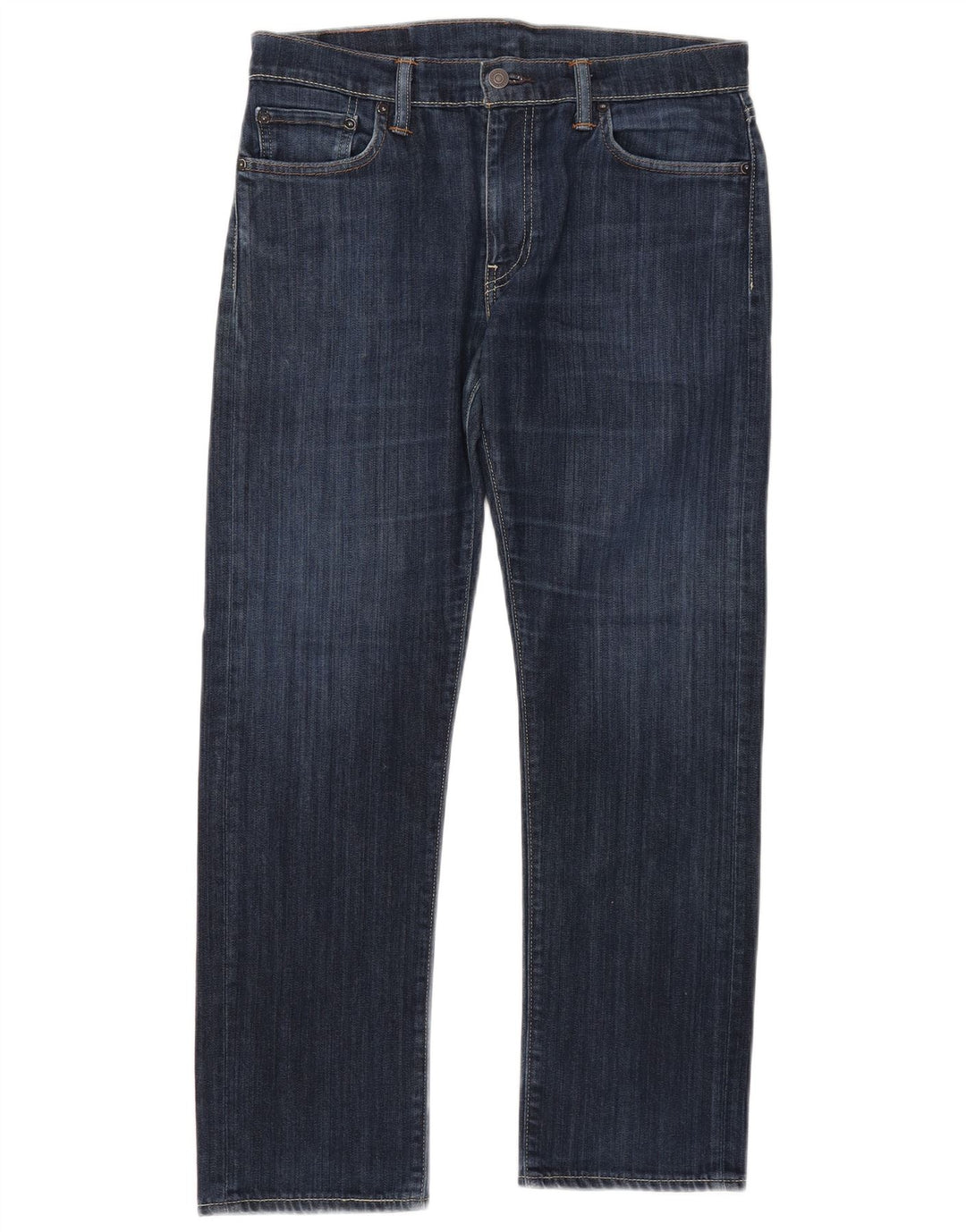 LEVI'S Masculino 504 Straight Jeans W32 L30 Azul Algodão