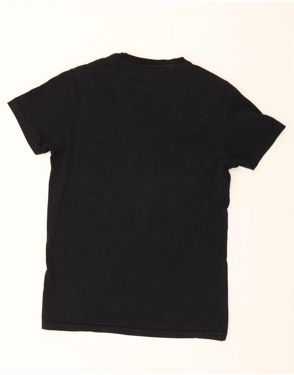 JACK & JONES Camiseta feminina gráfica Top UK 12 Médio Preto