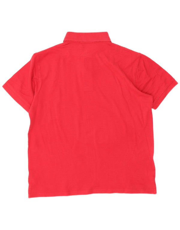 Camisa polo masculina Trussardi pequena vermelha