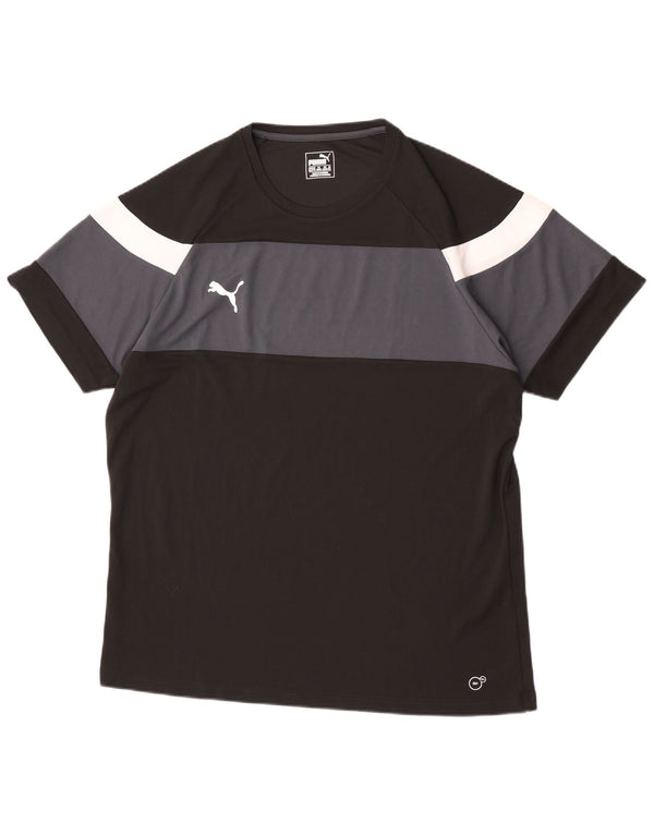 Camiseta masculina PUMA Top 2XL preto colorblock