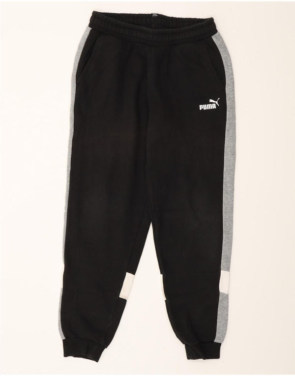 Calça de treino Puma Boys Joggers 13-14 anos preto colorblock algodão