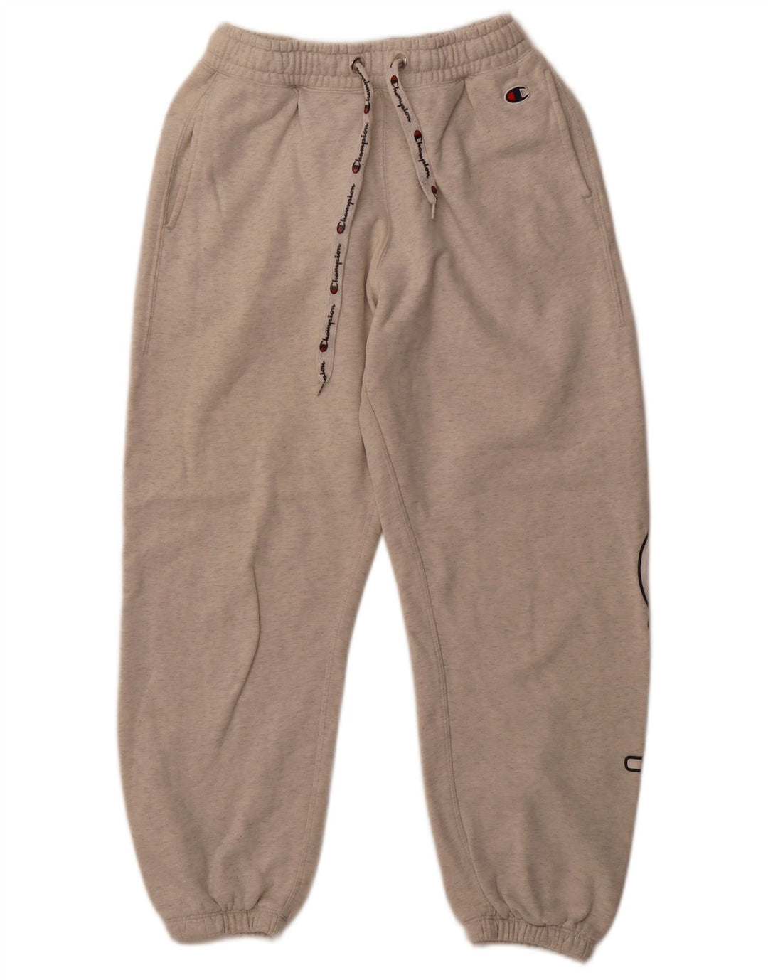 Calça esportiva masculina CHAMPION com corte gráfico e corrida XS algodão cinza