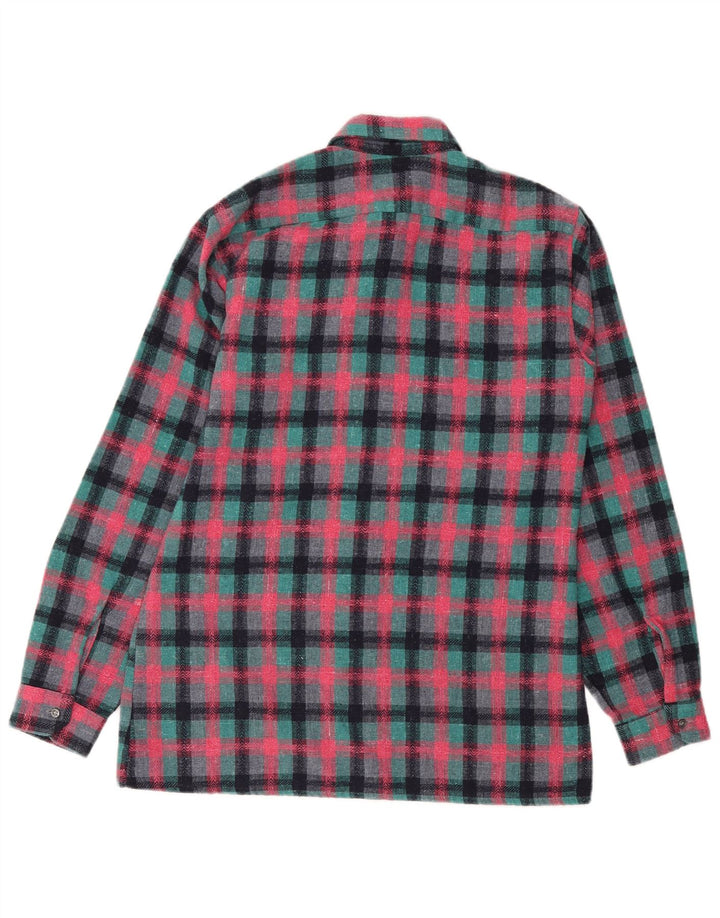 Camiseta masculina JOCKEY xadrez rosa médio