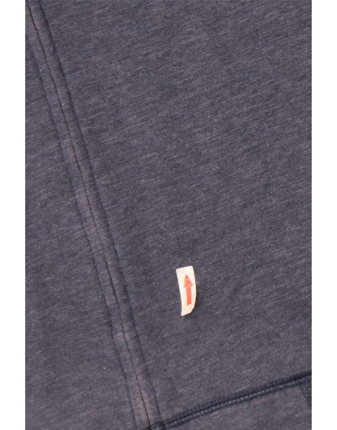 Suéter masculino com capuz e zíper Levi's pequeno algodão manchado azul marinho