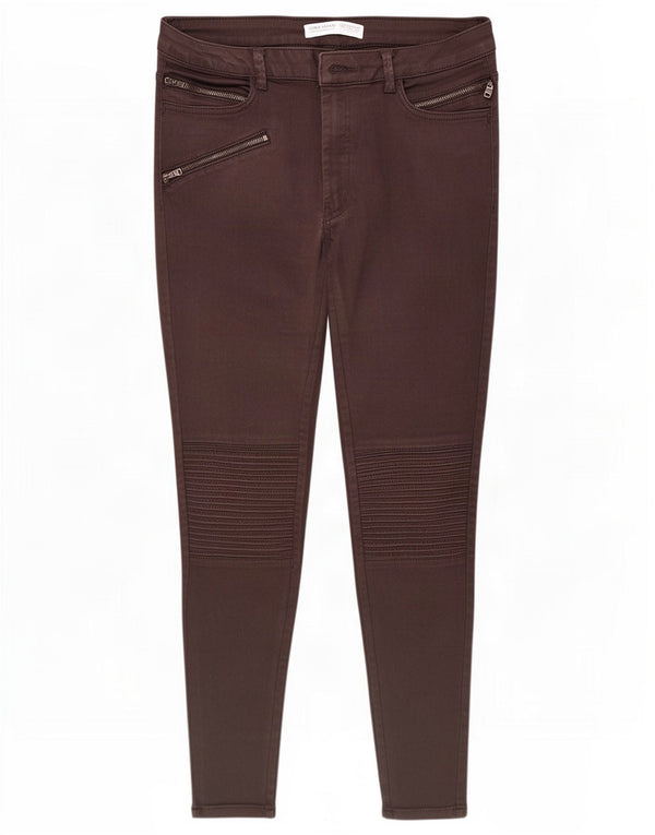 Zara Jeans Skinny Feminino UE 38 Pequeno W28 L28 Marrom