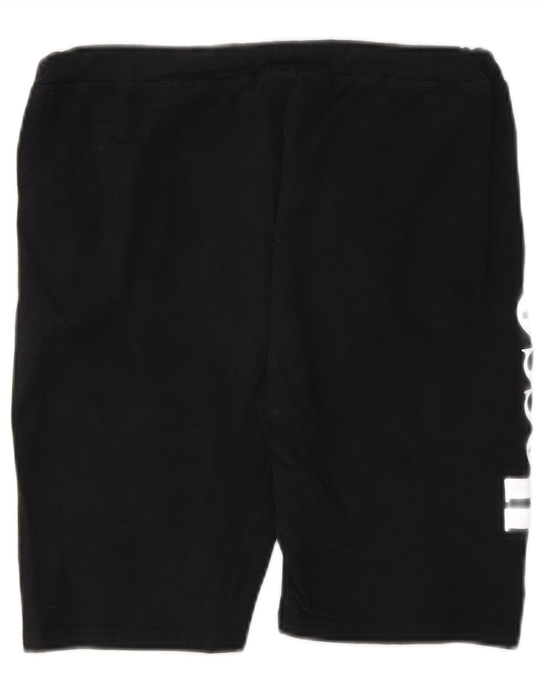 Shorts esportivos gráficos femininos Ellesse UK 12 algodão preto médio