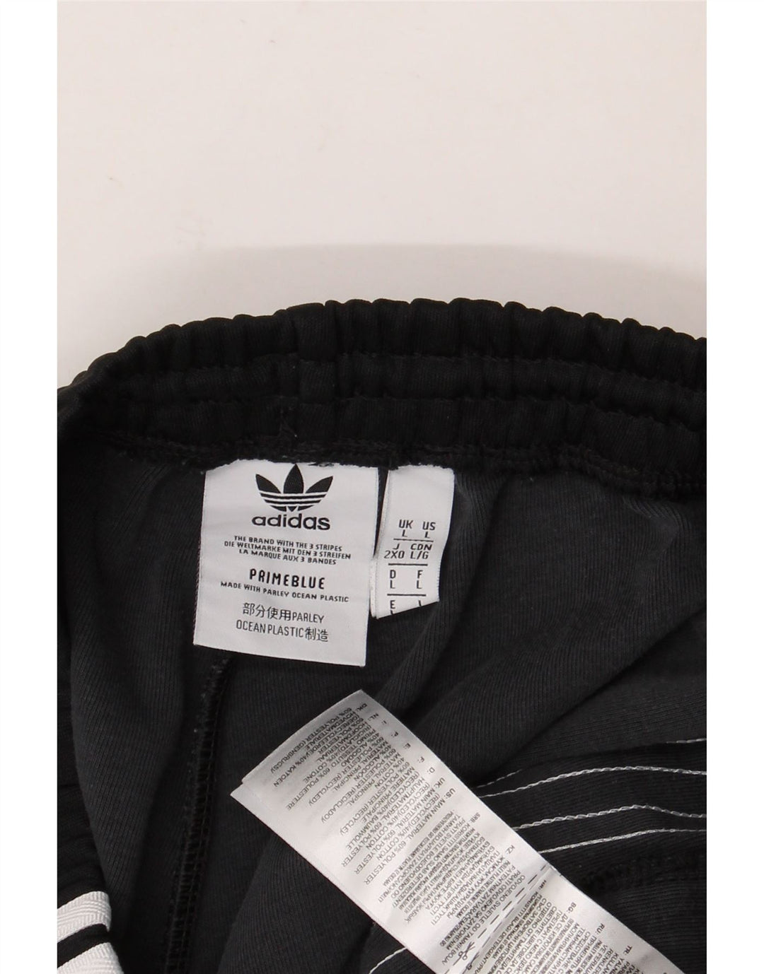 Calça de treino masculina ADIDAS joggers grande poliéster preto