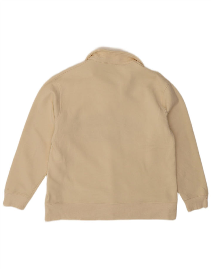 ZARA moletom gráfico masculino jumper médio off white algodão