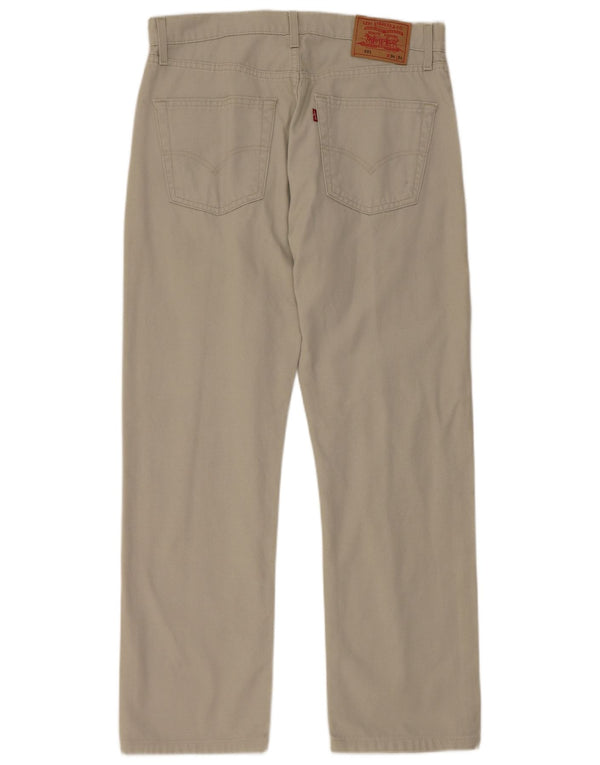 Calça Levi's Masculina 551 Reta Casual W34 L29 Algodão Cinza