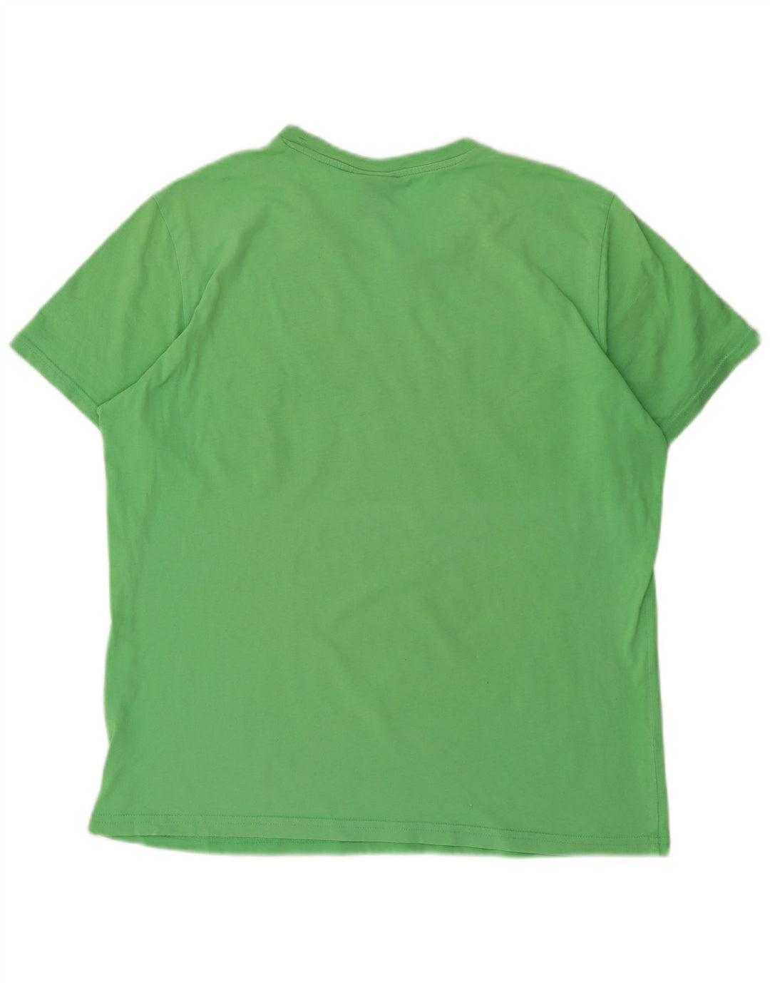 Camiseta gráfica masculina Champion verde médio