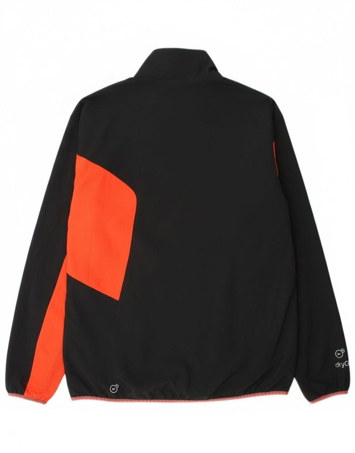 Puma Mens Tracksuit Top Jacket UK 40 Grande Preto Colourblock Poliéster