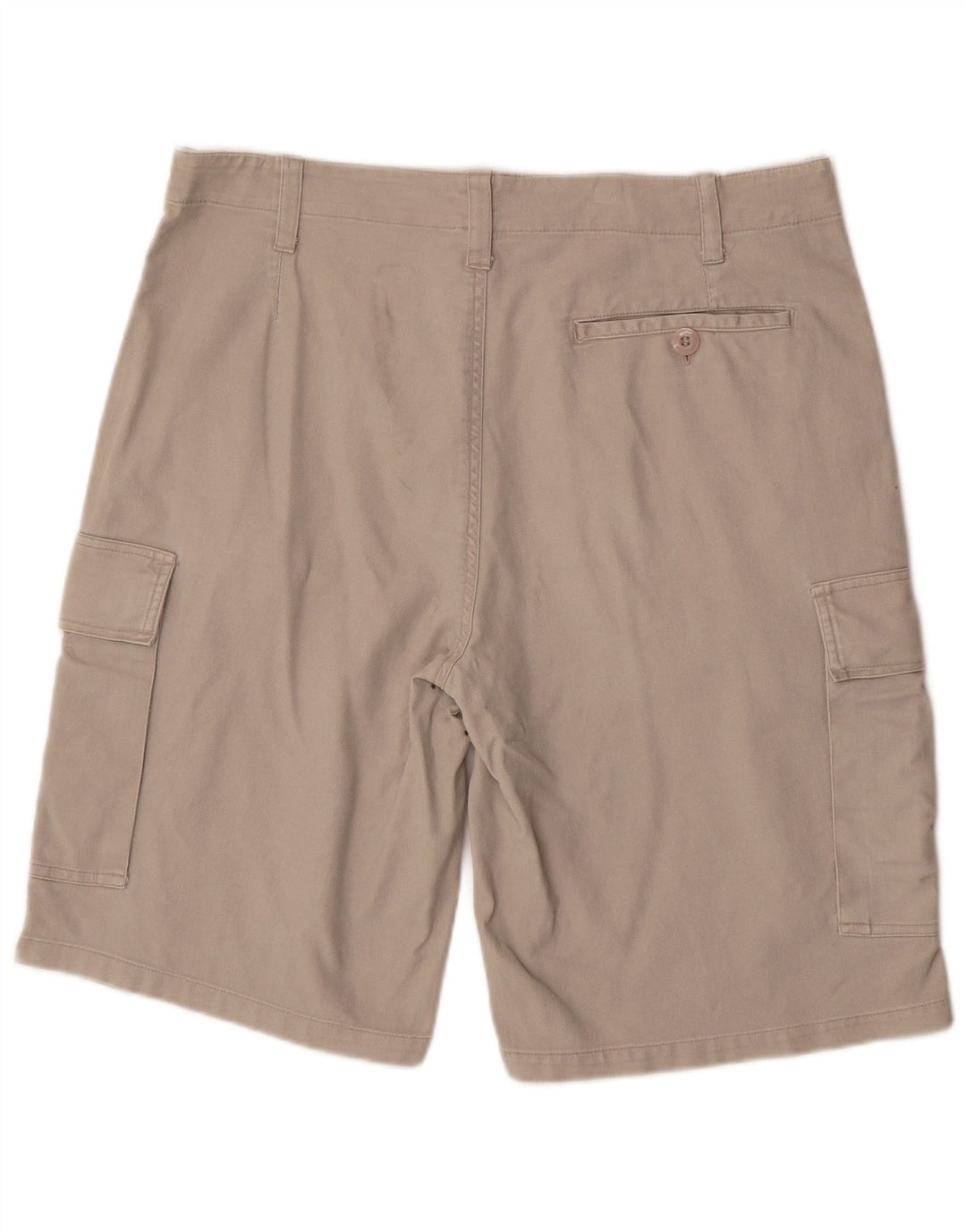 Shorts cargo masculino vintage 2XL W38 algodão cinza