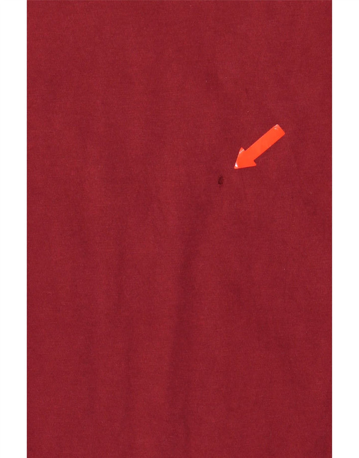 O'NEILL Mens Regular Fit Graphic T-Shirt Top Large Burgundy Cotton Vintage O'Neill and Second-Hand O'Neill from Messina Hembry 