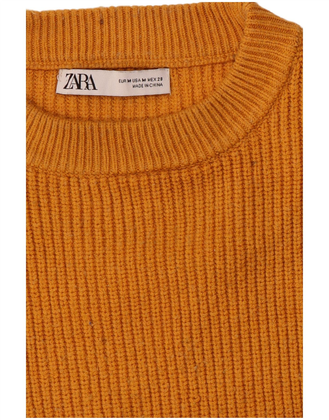 Zara vestido feminino oversized jumper UK 14 médio laranja
