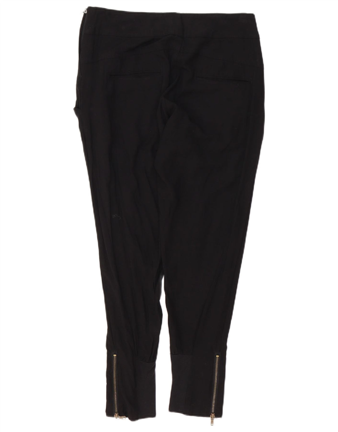 Zara Calça feminina slim cortada média W28 L27 preta