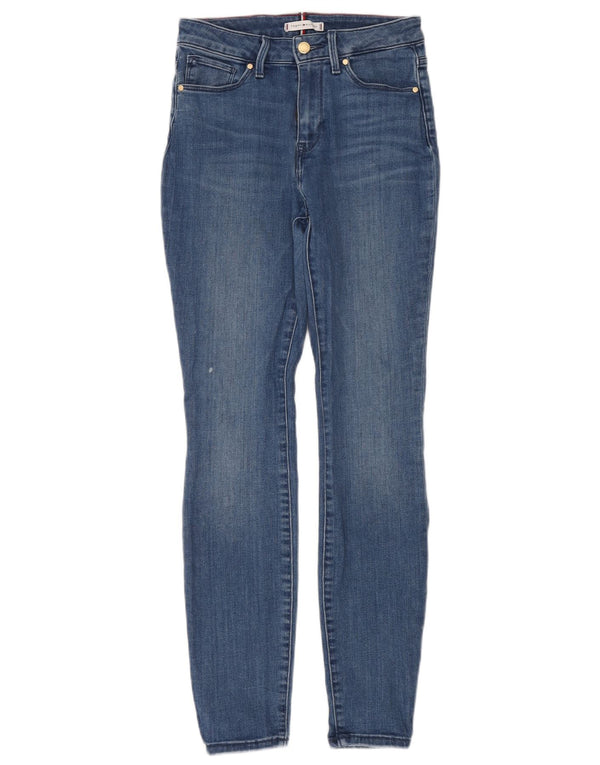 Jeans feminino Tommy Hilfiger Harlem Ultra Skinny W27 L30 azul algodão