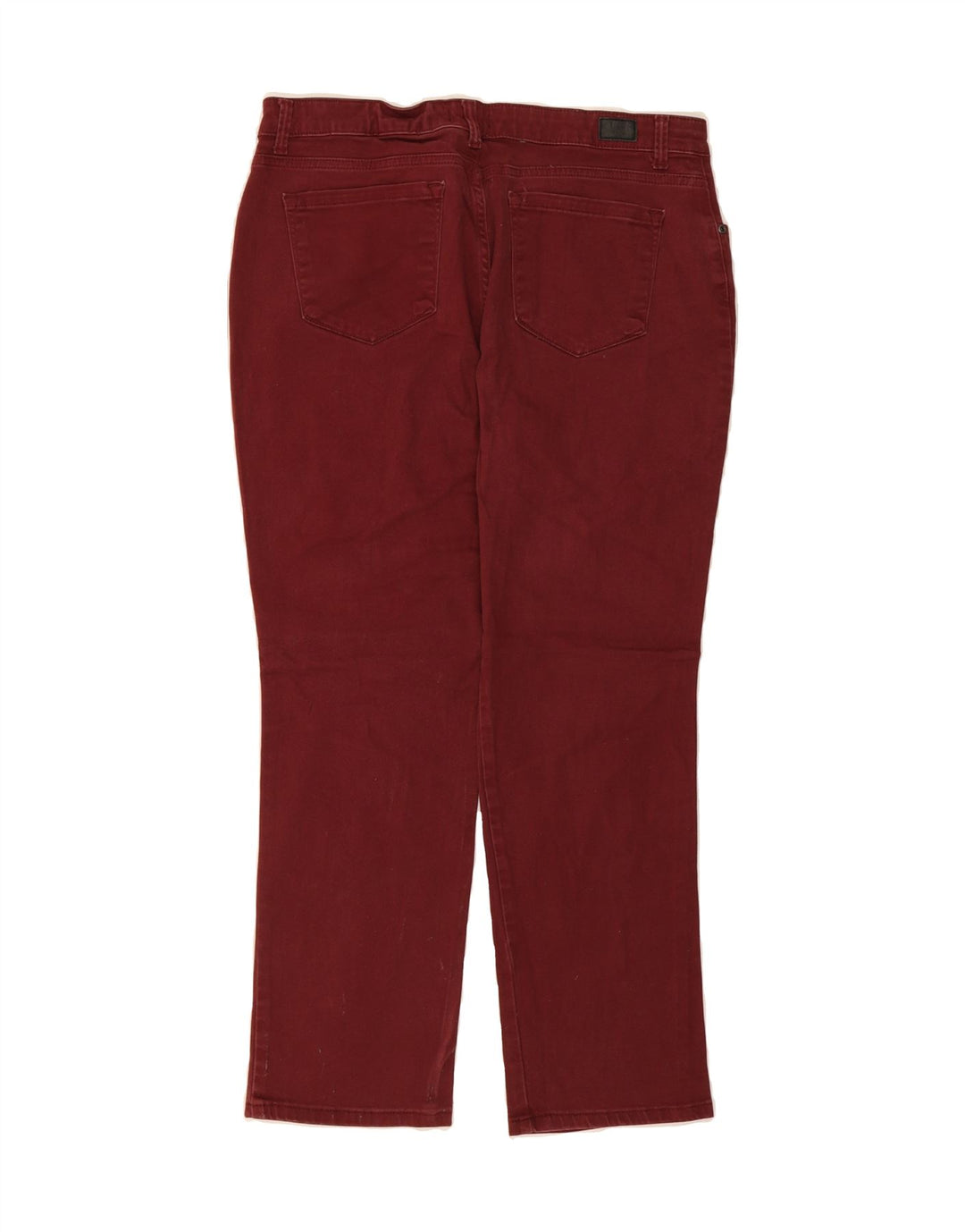 LEE Womens Classic Fit Straight Casual Trousers W33 L27 Burgundy Vintage Lee and Second-Hand Lee from Messina Hembry 