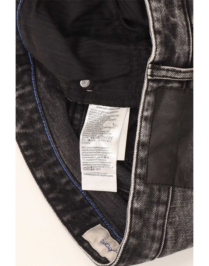 Shorts jeans masculino Calvin Klein W30 algodão cinza médio