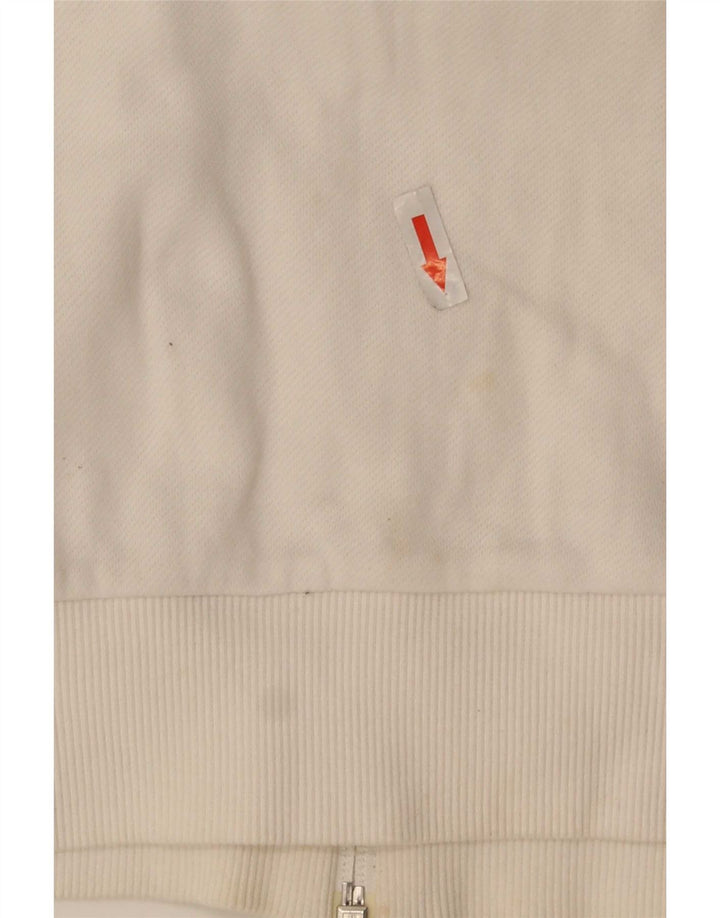 Puma Mens Tracksuit Top Jacket Grande Algodão Colorblock Branco