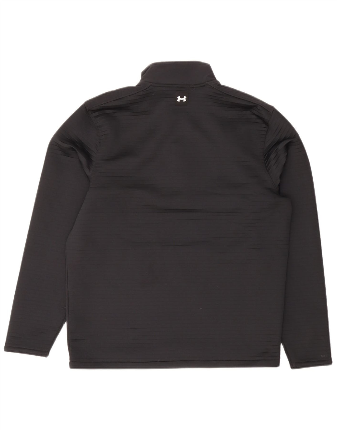 Moletom masculino Under Armour com zíper e gola alta poliéster preto médio