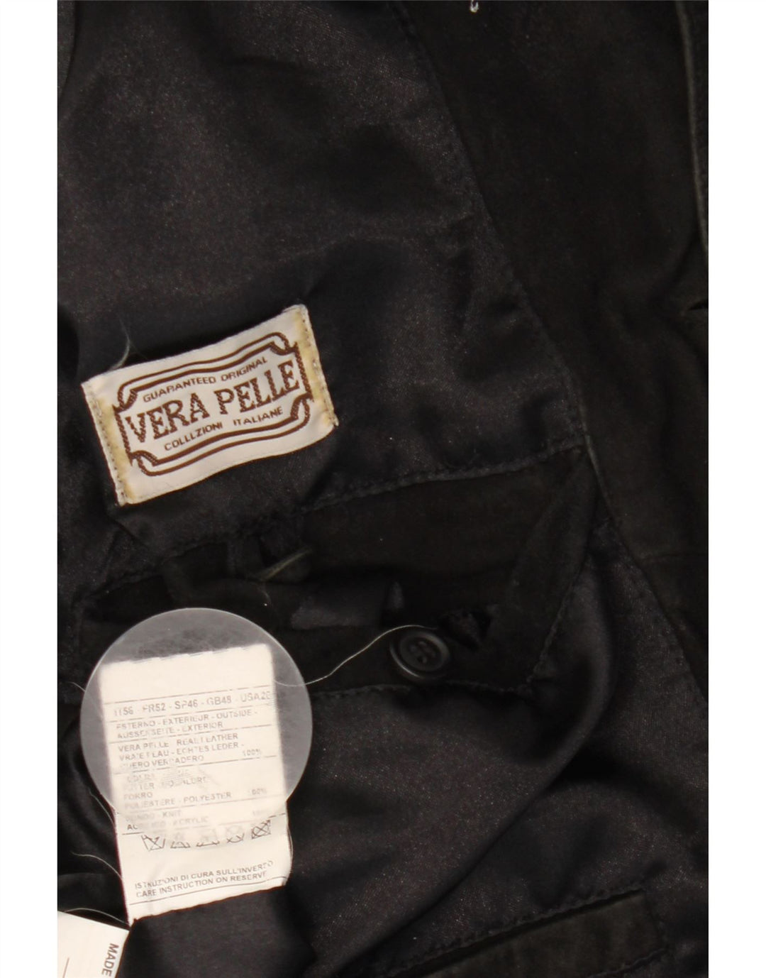 Jaqueta bomber masculina vintage de camurça Reino Unido 40 grande couro preto