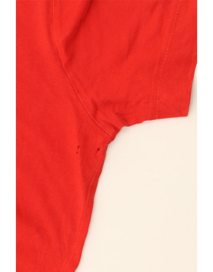 PUMA Camiseta masculina gráfica Top Médio Vermelho