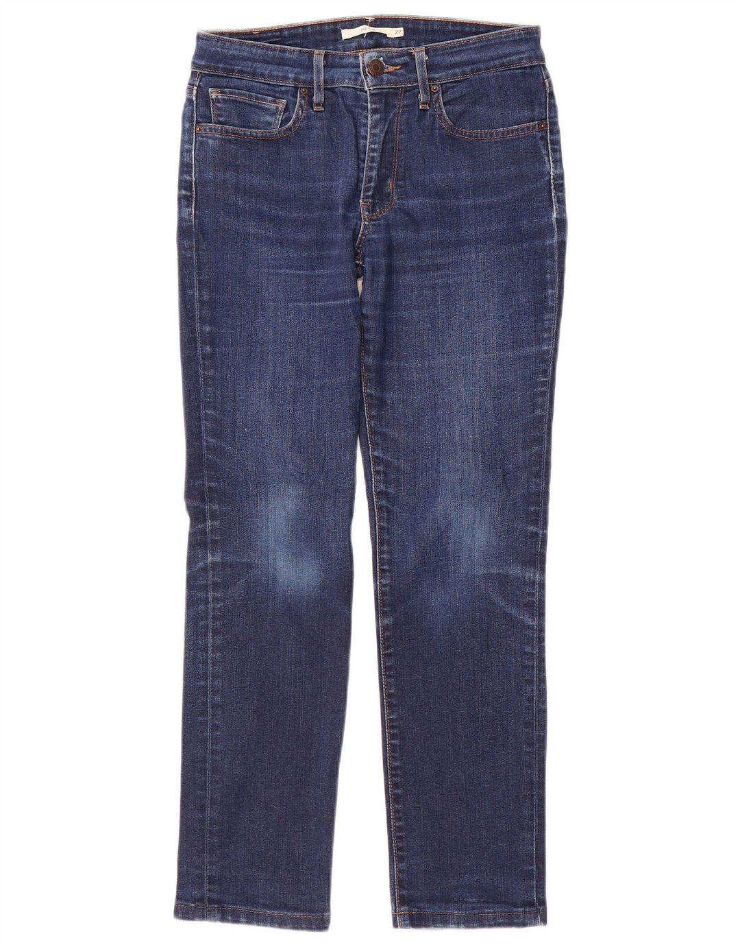 Calça jeans feminina Levi's 712 Slim W27 L27 azul algodão