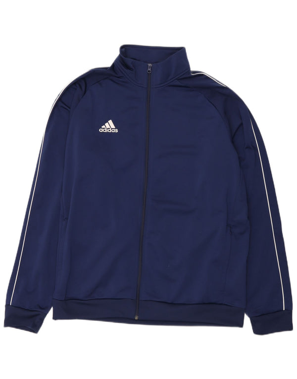 Adidas Mens Tracksuit Top Jacket XL Azul Marinho Poliéster