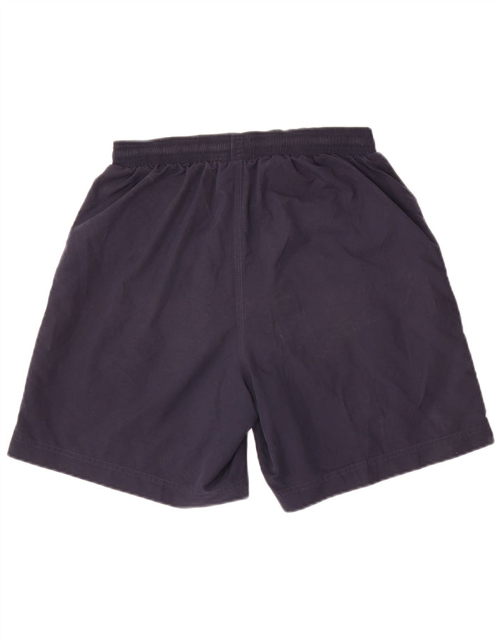 Shorts esportivos masculinos Adidas pequenos poliéster azul marinho