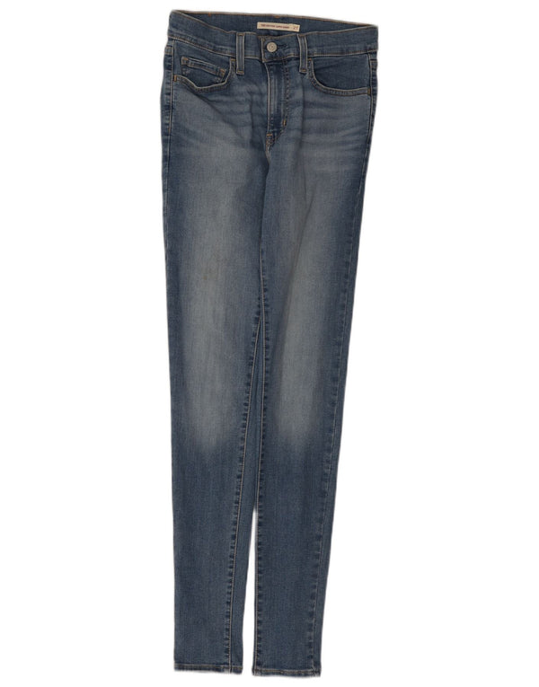 Calça jeans feminina Levi's 720 High Rise Super Skinny W27 L32 azul algodão